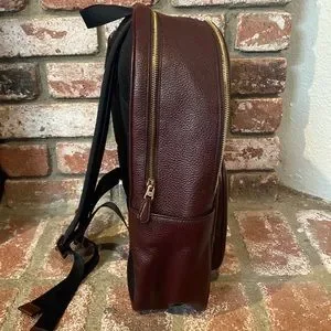 Coach | Bags | Coach Lrg Court Backpack In Cranberry | Poshmark display picture 3